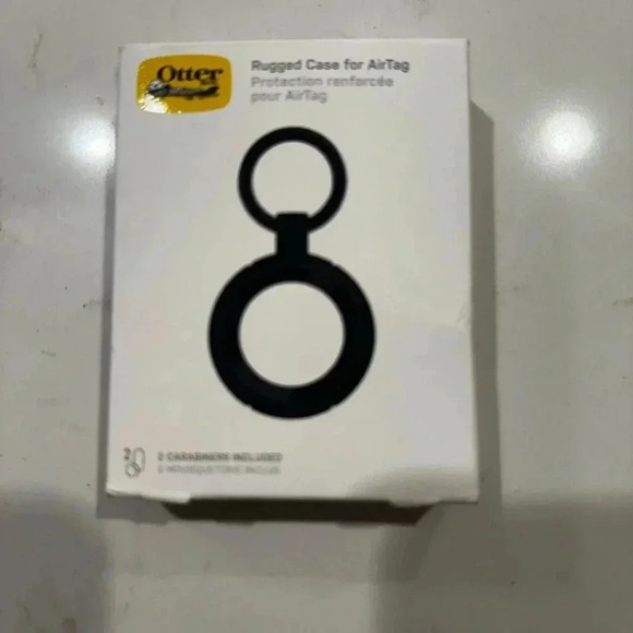 OtterBox Black Rugged Case for AirTag - Picture 1 of 2